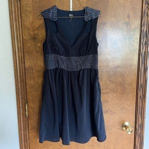 VERY J - Dark Blue with silver heading formal dress - Size Medium
